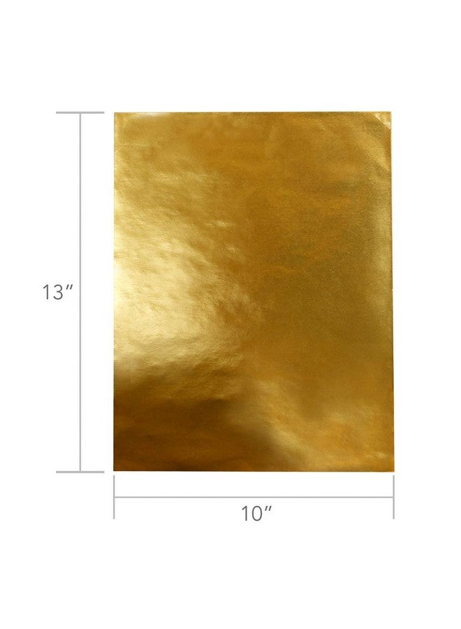 Hygloss Metallic Foil Paper For Arts & Crafts Classroom Activities & Artists10" X 13" 10 Assorted Colors - Image 3