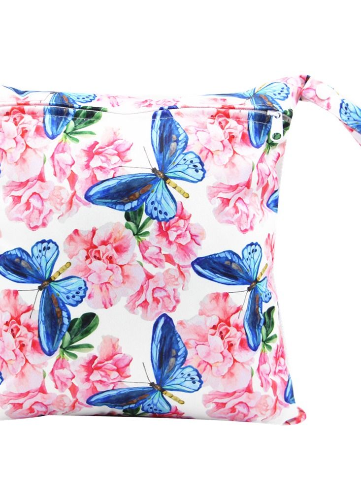 wenhuaren Cartoon Cute Print Stroller Hanging Bag Multi-functional Diaper Storage Bag Diaper Pad Hanging Bag  - Image 2