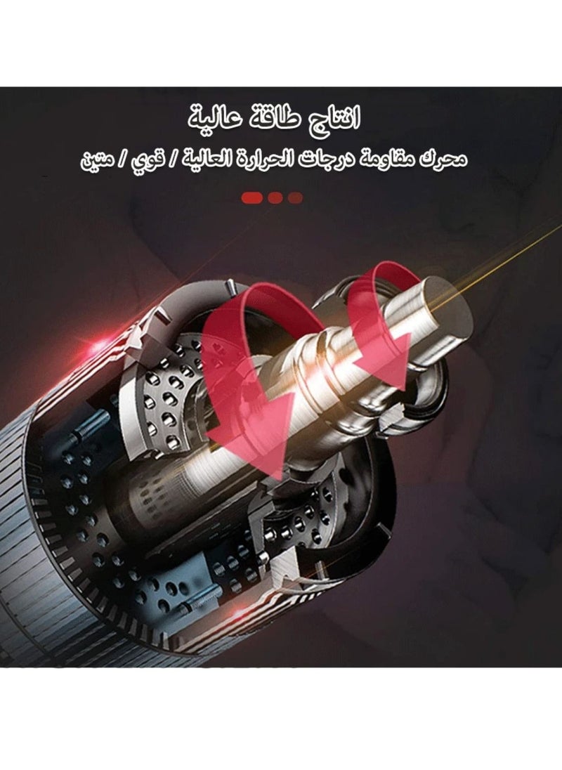 جيرزون مقصات صوف احترافية، مصممة لتصفيف الأغنام، ماكينة تشذيب كهربائية للحيوانات الأليفة بقدرة 1000 وات، ماكينة قص شعر الحيوانات الاحترافية مع سرعة قابلة للتعديل (أخضر)  - Image 4