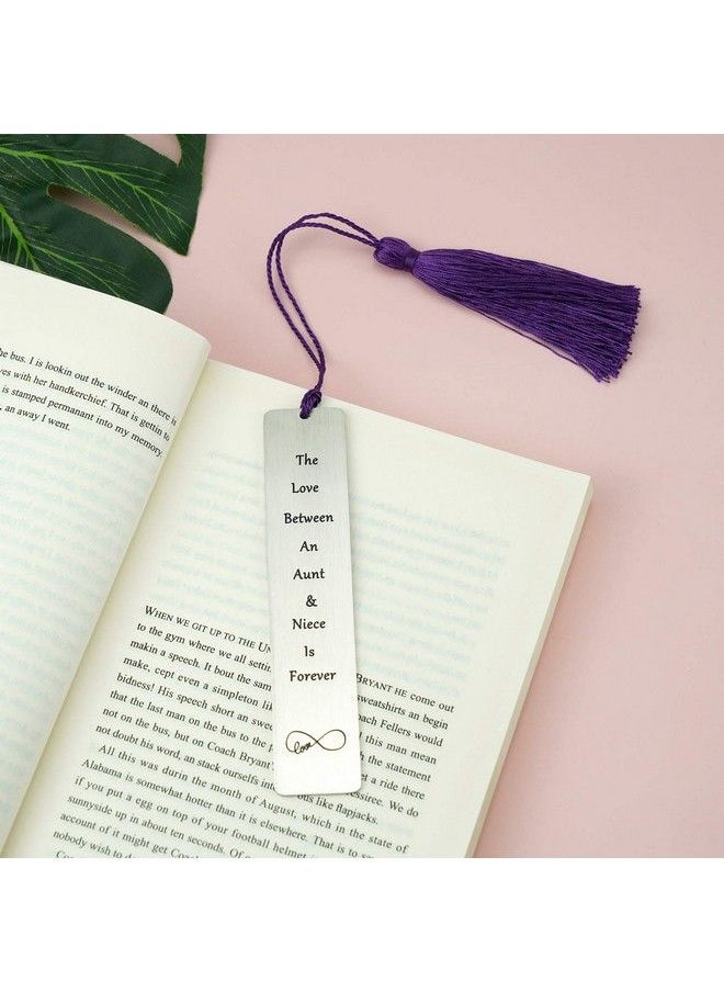 Melix Home - Bookmarks Aunt Gifts From Niece The Love Between An Aunt And Niece Is Forever Bookmark Gift For Aunts Aunties Birthday Presents - Image 1