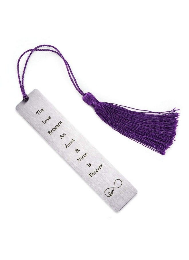 Melix Home - Bookmarks Aunt Gifts From Niece The Love Between An Aunt And Niece Is Forever Bookmark Gift For Aunts Aunties Birthday Presents - Image 1
