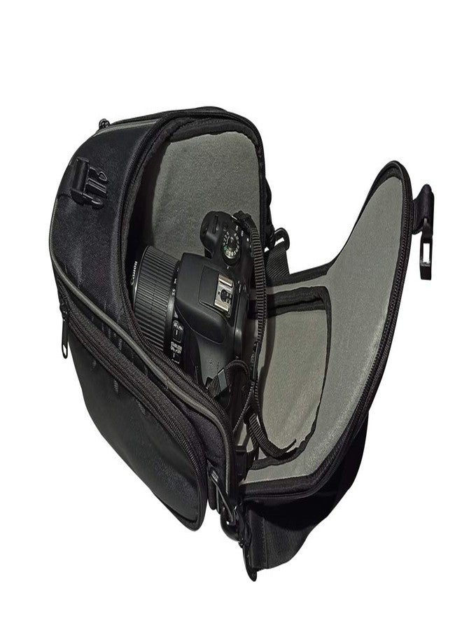 Ozure V-Shape Camera Travel Shoulder Bag for All Major Brand DSLR Camera - Image 5