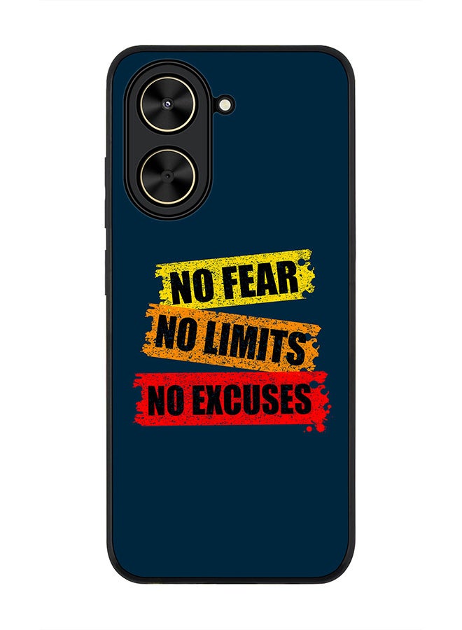 Stylizedd For Xiaomi Poco C71 / Redmi A5 4G Case,Slim fit Camera Protection, Shockproof Thin Phone cover  - No Fear Limits Excuses
