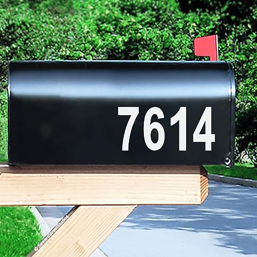OLADOT Reflective Vinyl Mailbox Number Decals - Waterproof, Self-Adhesive, Classic Style (3" & 4") - Image 3