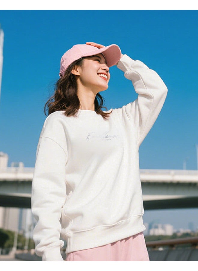 LOTTO Simple And Versatile Round Neck Casual Sweatshirt For Women, Soft And Comfortable For Autumn, Easy-care Pullover Sport Top - Image 1