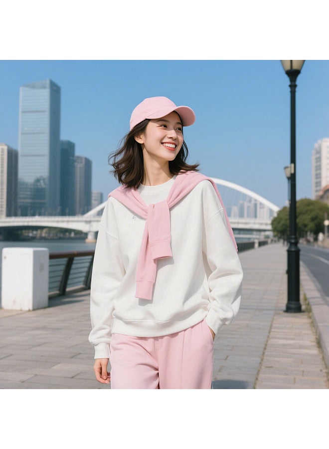 LOTTO Simple And Versatile Round Neck Casual Sweatshirt For Women, Soft And Comfortable For Autumn, Easy-care Pullover Sport Top - Image 5