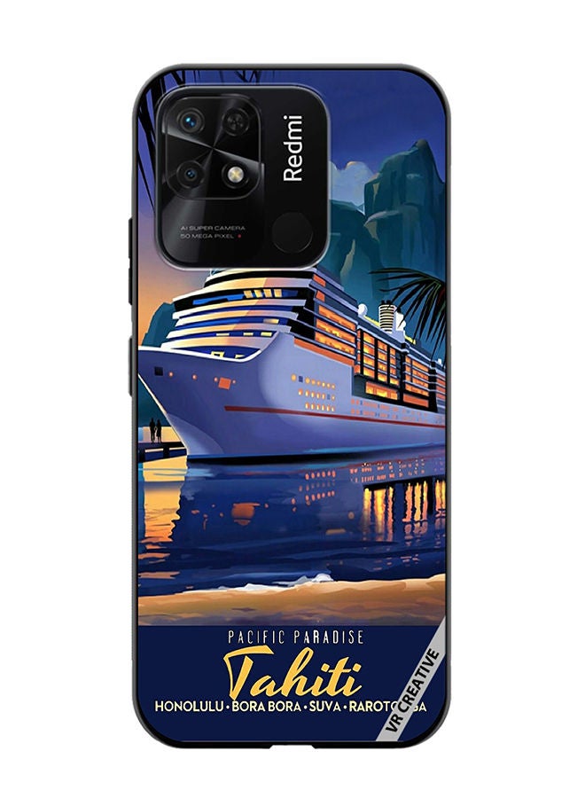 VR CREATIVE Protective Case Cover For Xiaomi Redmi 10C Pacific Paradise Design Multicolour - Image 1