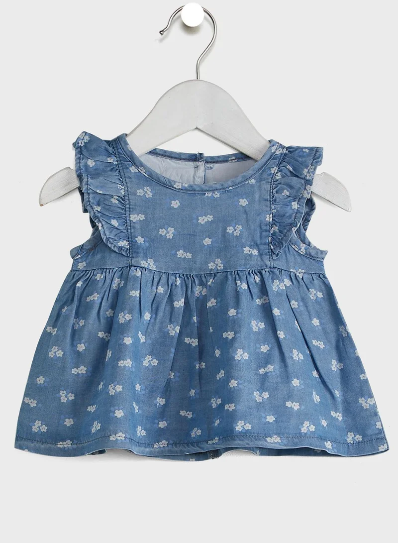 Babybol Infant Floral Dress + Knicker Set