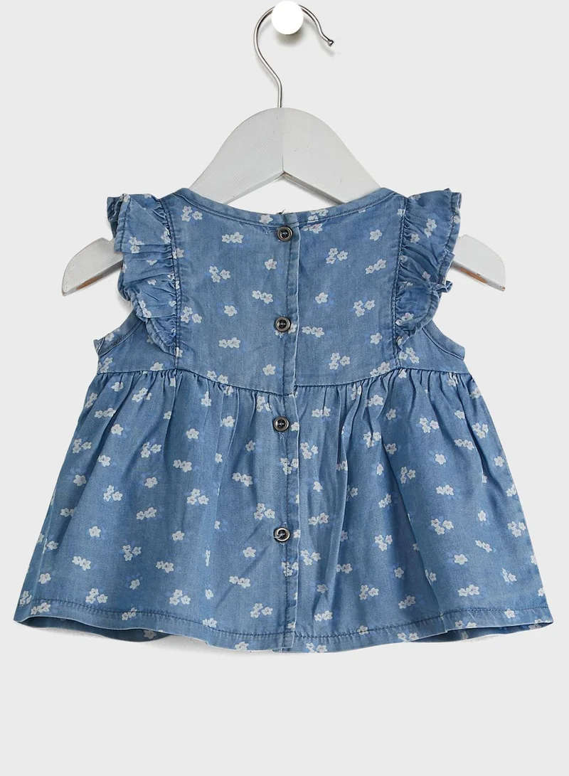 Babybol Infant Floral Dress + Knicker Set