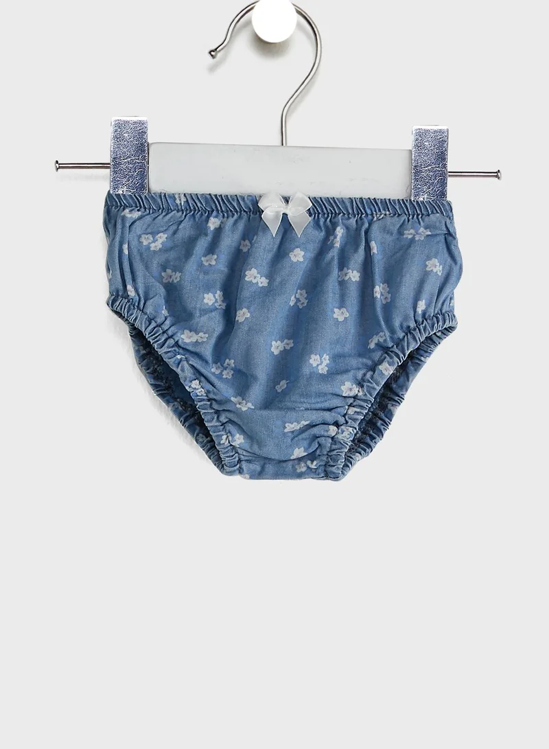 Babybol Infant Floral Dress + Knicker Set
