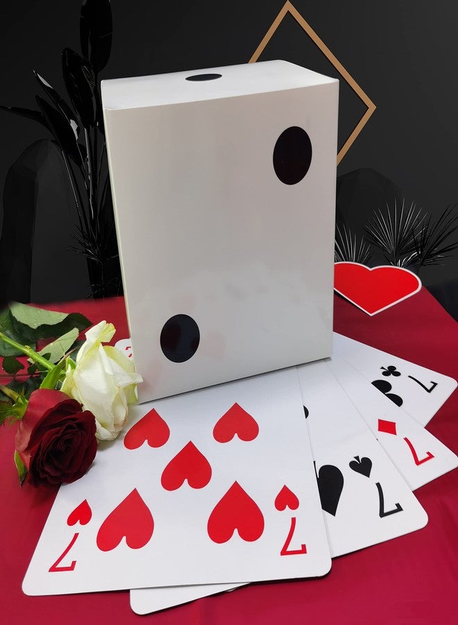 Eylola 6 Pcs Dice Favor Boxes 8 x 8 x 8 Inch dice Boxes Bulk for centerpieces Casino Party Decorations Game Night Decorations Casino Themed Party Goodie Boxes Gift Box (Black, White, Red - Image 5