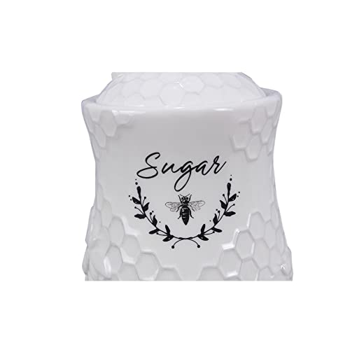 Young's Inc Ceramic Honey Bee Canisters, 4 pc/set - Image 4
