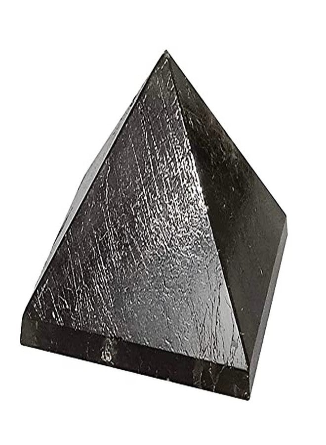 Purpledip Golden Pyrite Stone Pyramid: Reiki Healing Divine Spiritual Crystal (11932) - Image 3