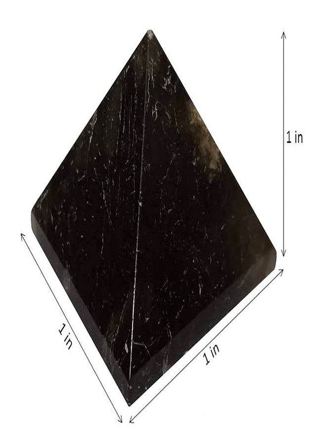 Purpledip Golden Pyrite Stone Pyramid: Reiki Healing Divine Spiritual Crystal (11932) - Image 5