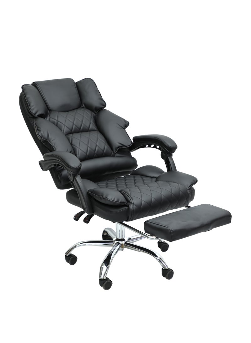 مالتي هوم فيرنيتشر كرسي مكتب تنفيذي عالي الظهر مع مسند للقدمين - Image 3