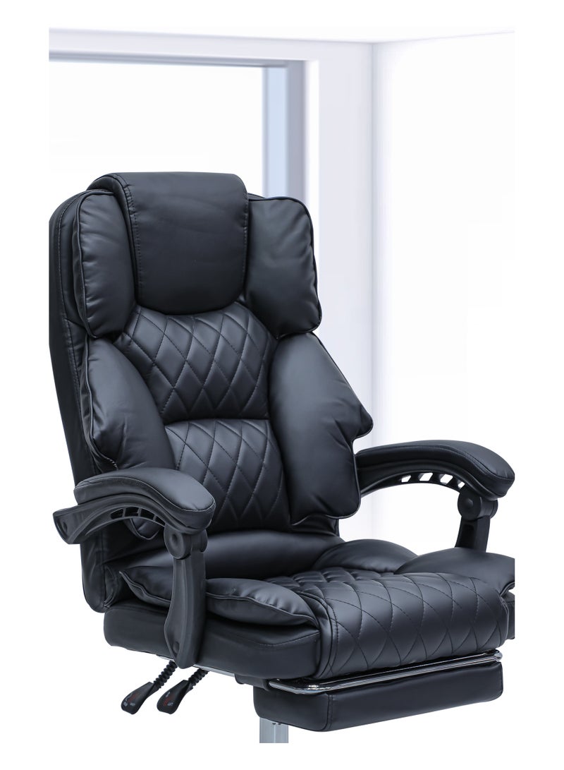 مالتي هوم فيرنيتشر كرسي مكتب تنفيذي عالي الظهر مع مسند للقدمين - Image 5