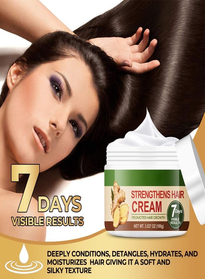 Grospe Ginger Hair Mask - Deep Conditioning Hair Care for Scalp Nourishment, Frizz Control & Shine, for Thin and Oily Hair, 3.53oz - Image 3