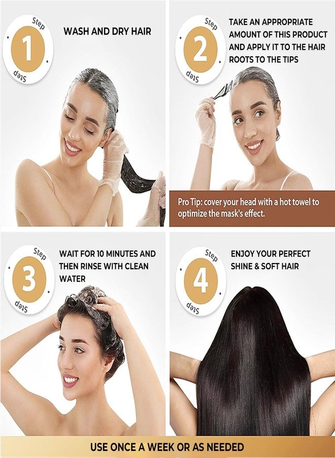 Grospe Ginger Hair Mask - Deep Conditioning Hair Care for Scalp Nourishment, Frizz Control & Shine, for Thin and Oily Hair, 3.53oz - Image 5