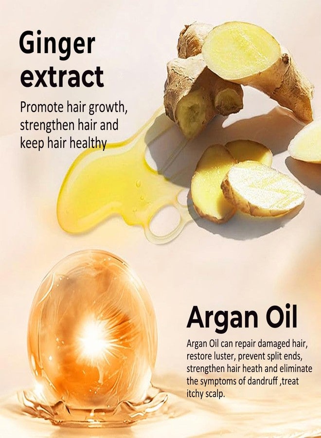 Grospe Ginger Hair Mask - Deep Conditioning Hair Care for Scalp Nourishment, Frizz Control & Shine, for Thin and Oily Hair, 3.53oz - Image 4