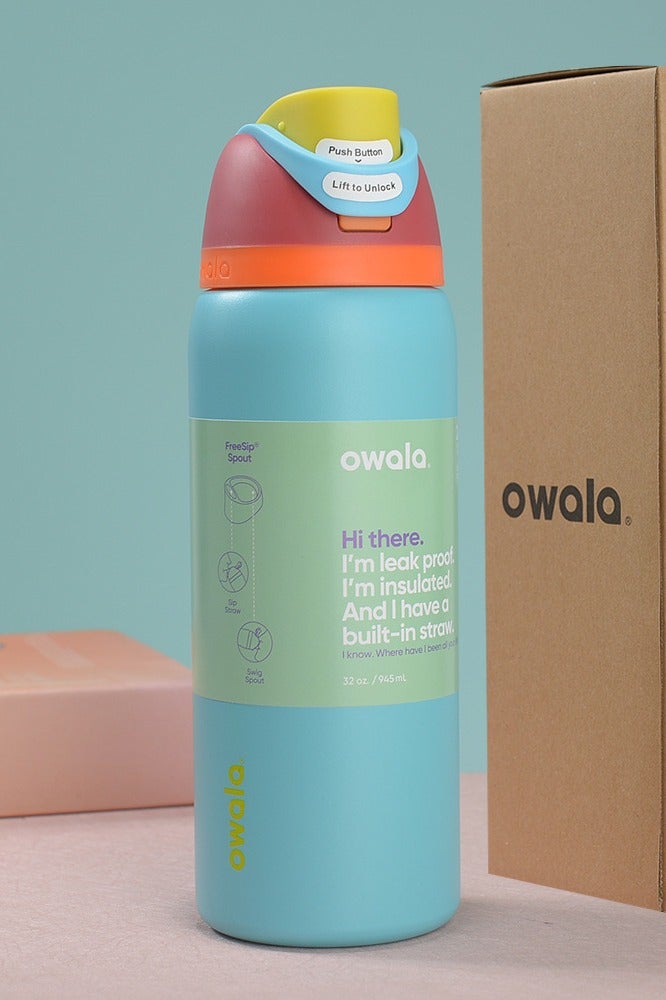 Owala Owala FreeSip Insulated Stainless Steel Water Bottle With Straw For Sports Travel And School BPA Free Sports Water Bottle 32oz 