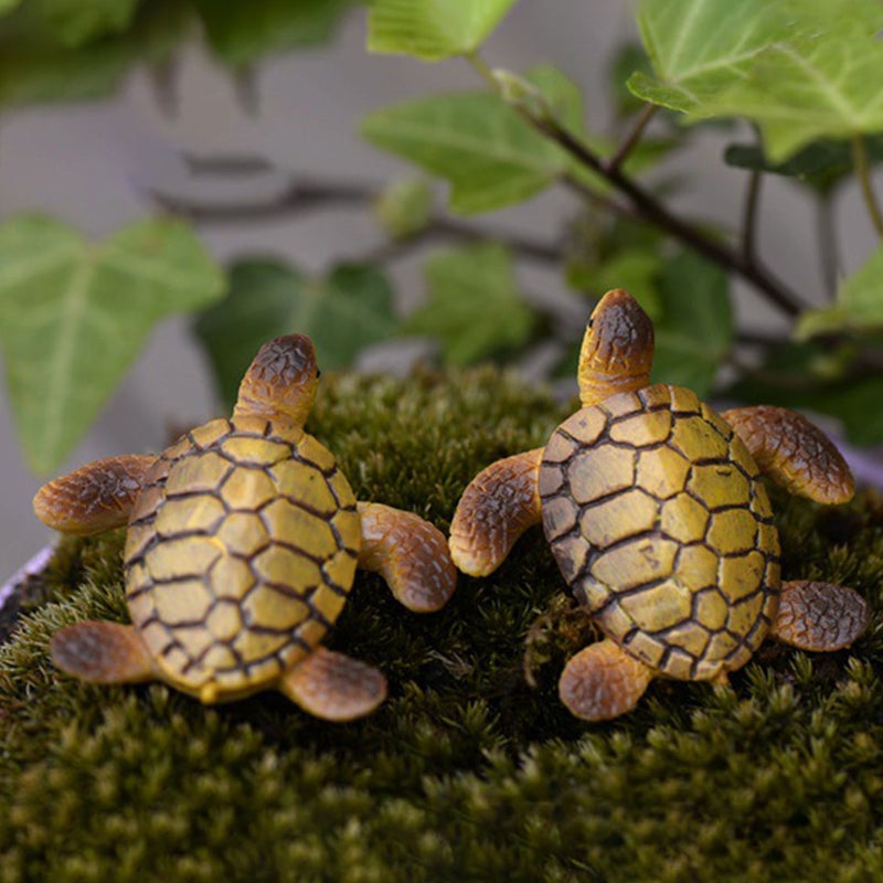 6pcs Miniature Turtle Figurine Turtle Status Landscape Turtle Decorations - Image 4
