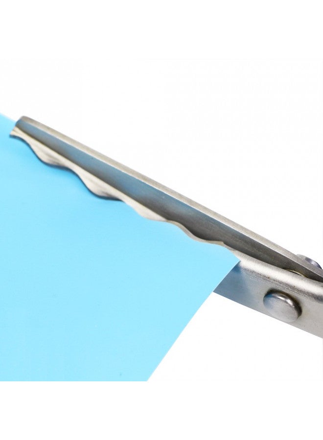 Hui Tong Strong & Sharpe Pinking Shears,Pinking Shears Scissors for Fabric, Serrated and Scalloped Scissors Fabric,3mm,5mm,7mm (Wavy 18mm) - Image 3