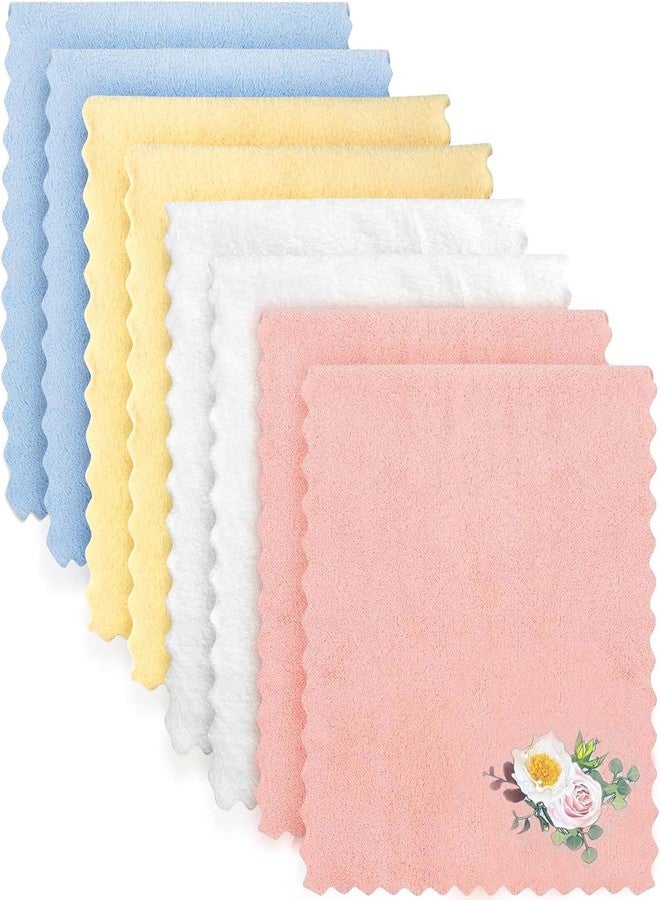 TERI BERI Baby Washcloths,Microfiber Coral Fleece Baby Bath Face Towel Extra Absorbent and Soft Wash Cloths for Newborn,Infants and Toddlers,Gentle On Sensitive Skin (Multicolor Printed, Pack of 6) - Image 1