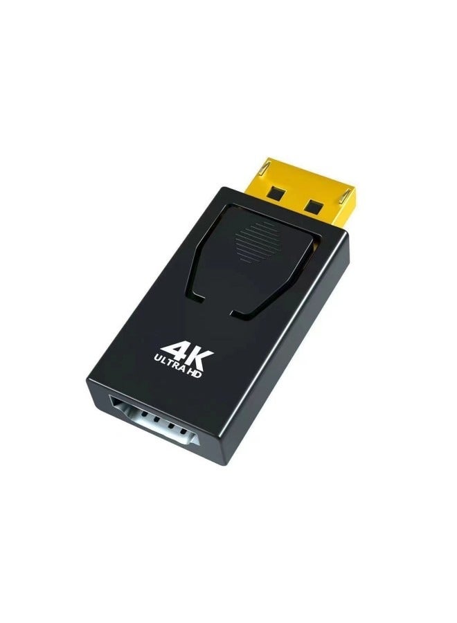 4K DisplayPort to HDMI Adapter, Uni-Directional DP PC to HDMI Monitor Converter, 4K Ultra HD DP Display Port to HDMI Adapter(Male to Female), Compatible for Lenovo Dell HP and Other Brand - Image 1