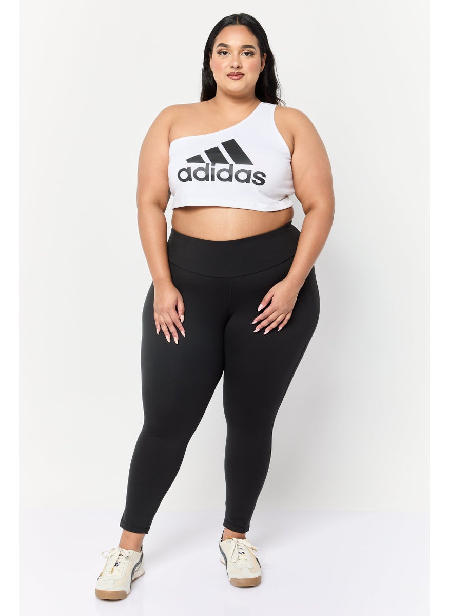 Adidas - Women Plus Size Training 7/8 Leggings, Black - Image 1