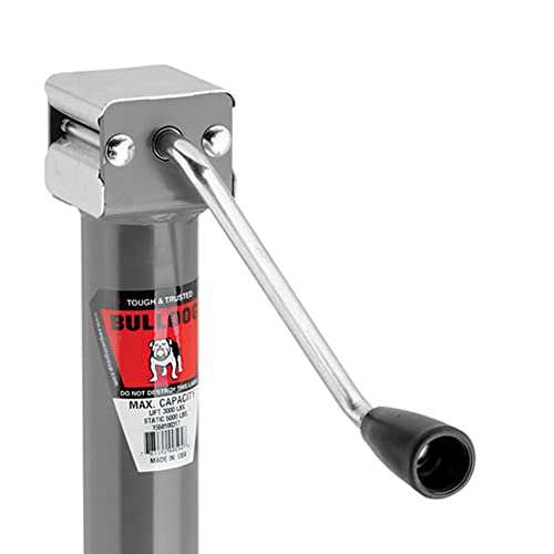 Bulldog 1550100317 A-Frame Trailer Jack,silver,3,000 lbs. - Image 3