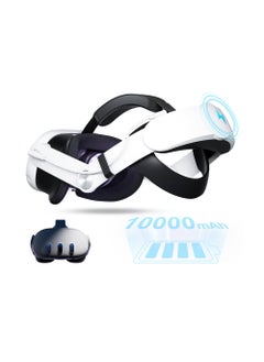 Head Strap with Battery for Oculus Quest 3, 10000mAh Battery Pack Extend 4H Playtime, Fast Charging VR Power, Adjustable Elite Strap Replacement Accessories for Oculus/Meta Quest 3