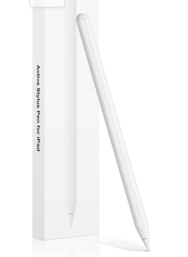 Stylus Pen for iPad 6th to 10th Gen, Apple Pencil 2nd Gen Compatible – Fast Charging, Tilt & Palm Rejection – Works with iPad Pro 11"/12.9", iPad Air 3/4/5, iPad Mini 5/6 – White  - Image 1