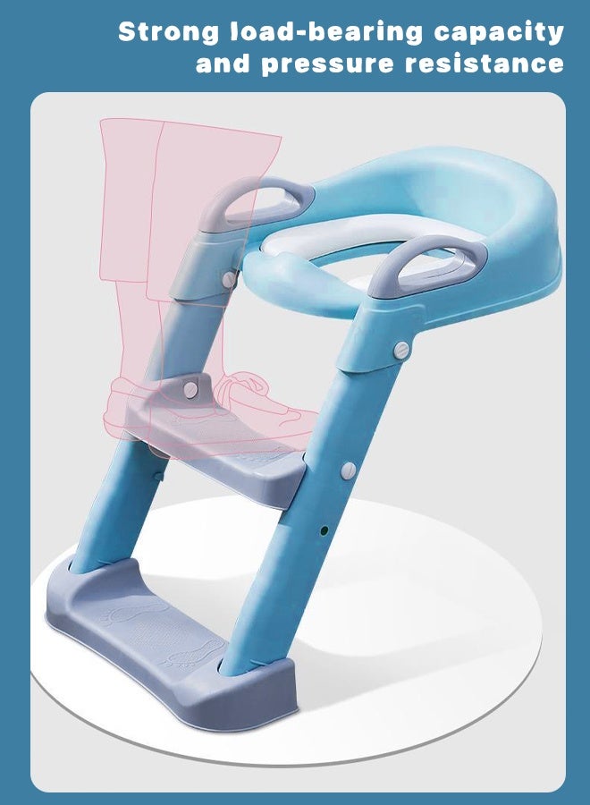 Children's toilet toilet ladder girls baby boys children toilet ladder toilet baby seat toilet rack staircase - Image 5