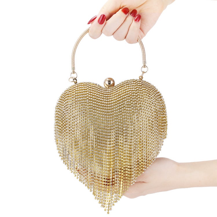 New Diamond-Encrusted Evening Bag Women'S Handbag Banquet Party Clutch Bag All-Match Dress Evening Bag - Image 3