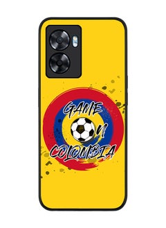 Stylizedd Rugged Black edge case for Oppo A77 5G / Oppo A57 5G, Slim fit Soft Case Flexible Cover - Game on Colombia  - Image 1