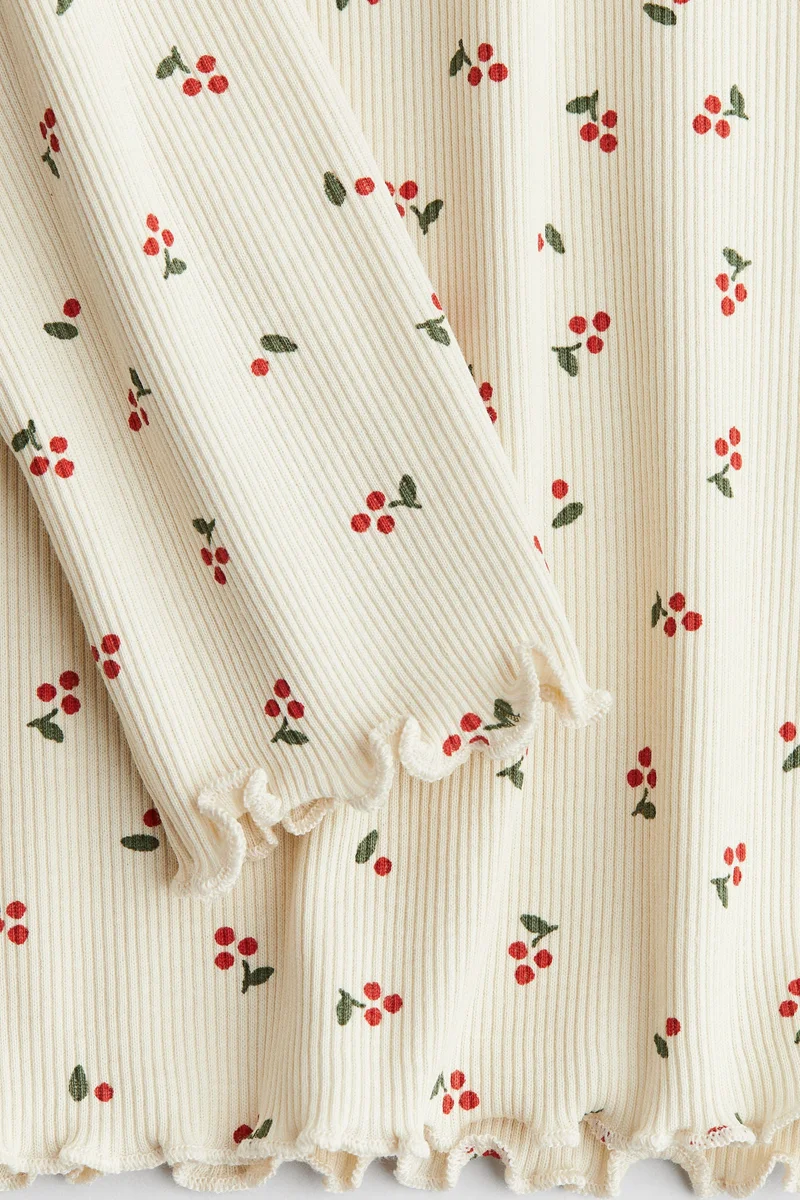 H&M Printed Jersey Top