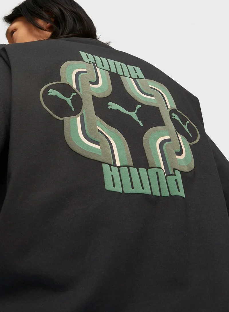 PUMA Classics 70S Psychedelic Men T-Shirt