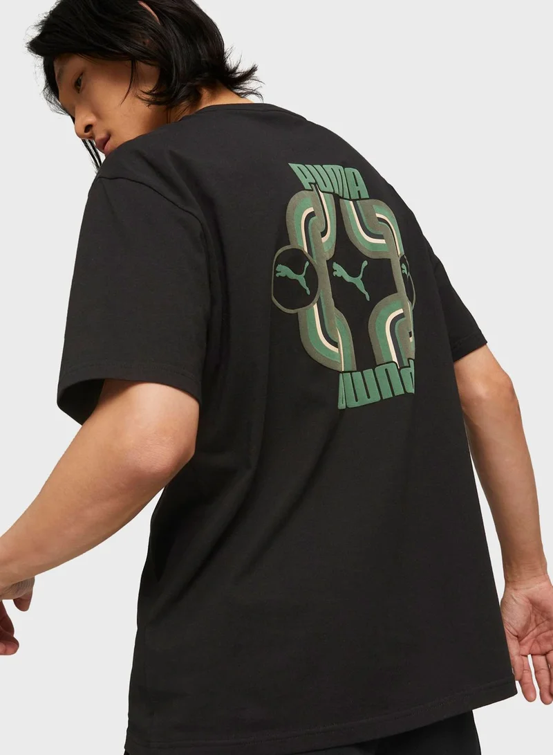 PUMA Classics 70S Psychedelic Men T-Shirt