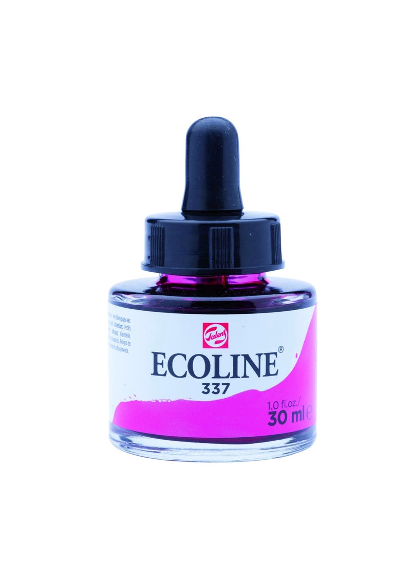 رويال تالينز Royal Talens Ecoline Watercolor With Dropper Ml.30 MAGENTA - 337  - No:11253371 - Image 1