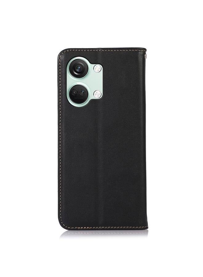 S-TOP Case For OnePlus Nord 3 / Ace 2V KHAZNEH Nappa Top Layer Cowhide Leather Phone Case - Image 3