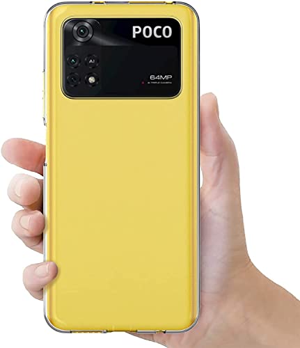MaiJin Case for Xiaomi Mi Poco M4 Pro 4G (6.43 inch) Soft TPU Rubber Gel Bumper Transparent Back Cover - Image 2