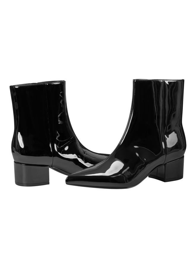 Marc Fisher Women's GISMO Ankle Boot, Black Patent 001, 6 - Image 2