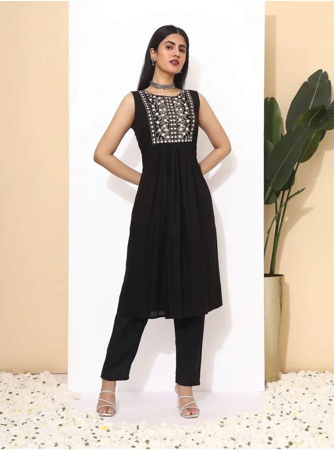 ISHIN Women Geometric Kurta