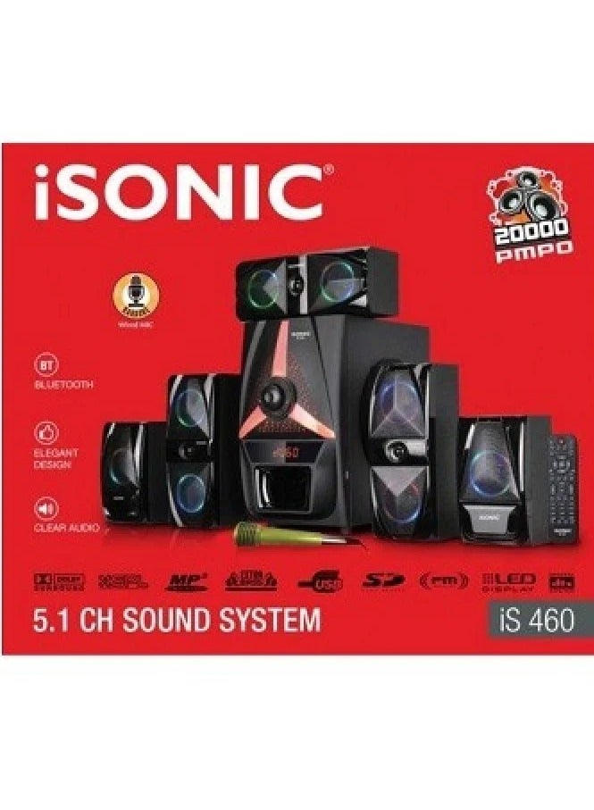 iSONIC IS 460 Bluetooth speaker with remote and microphone