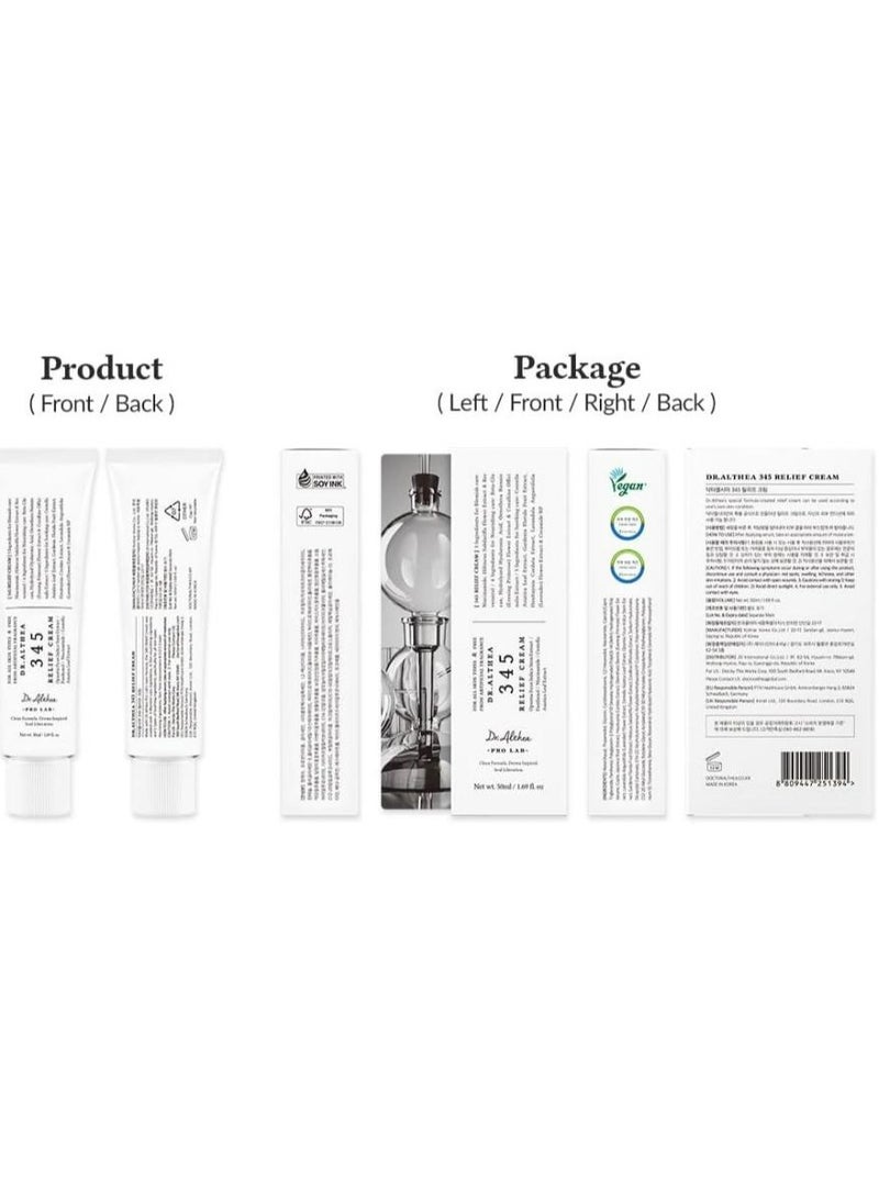 Dr.althea Relief Cream Daily Face Moisturizer Blemish Relief Care Soothing Recovery And Moisture with Niacinamide Panthenol Korean Vegan Skincare for All Skin Types 50 ML  - Image 5