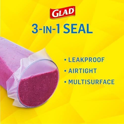 Glad Press'N Seal Food Plastic Wrap, 140 Square Foot Roll (Package May Vary) - Image 2