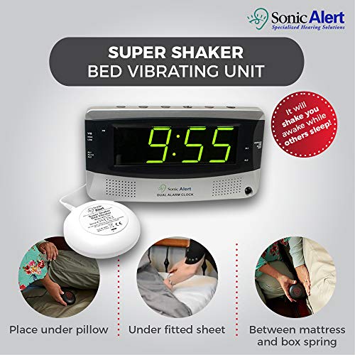 Sonic Alert SBD375SSEU/USA Sonic Boom Dual Alarm Vibrating Alarm Clock - Image 3