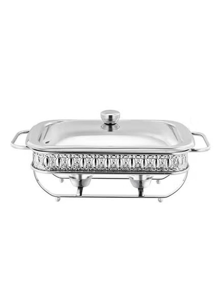 keke Round Glass Buffet Stove Food Warming Container  - Image 1