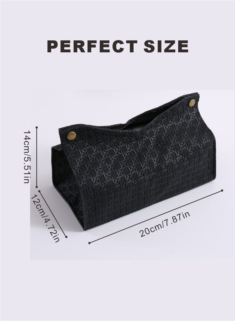 هيرباص الأنسجة مربع بو الجلود الأنسجة حامل للحمام ، منضدية ، سيارة. - Image 5