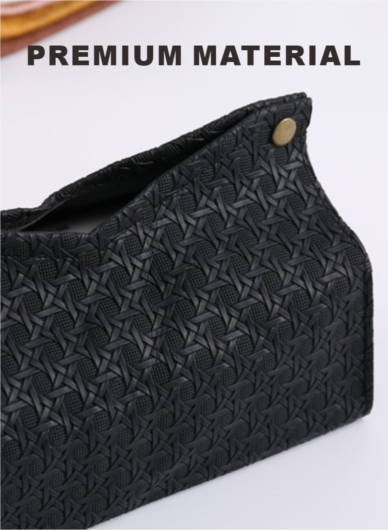 هيرباص الأنسجة مربع بو الجلود الأنسجة حامل للحمام ، منضدية ، سيارة. - Image 2